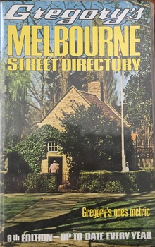 Gregory's Street Directory of Melbourne and suburbs and Metropolitan Road Guide