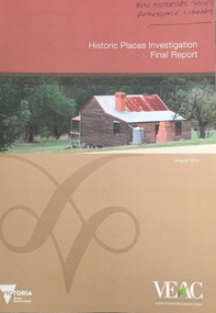 Historic Places Investigation: Final report