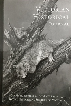 Victorian Historical Journal, Issue 288, Vol 88 / No 2