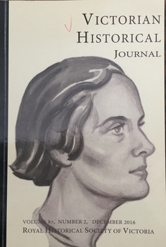 Victorian Historical Journal:  Issue 286, Vol. 87 No. 2