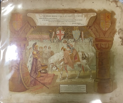 Invitation to a ‘Conversazione’ in the Exhibition Building on the Evening of Tuesday 7th May 1901, at 8 p.m.