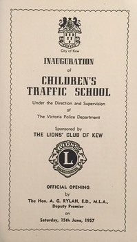 Inauguration of Children's Traffic School