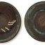 Lock of hair of Thomas Henty  (1775-1839) in a hollowed Cartwheel Penny