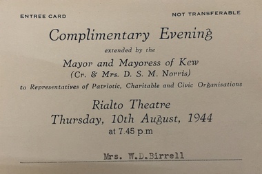 Complimentary Evening