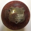 Cricket ball trophy with engraved plaque 