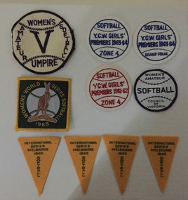 Softball Badges and Penants