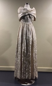 Formal Silk Brocade Gown