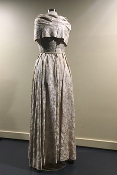 Formal Silk Brocade Gown