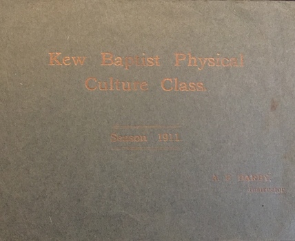 Photograph: Kew Baptist Church Physical Culture Class