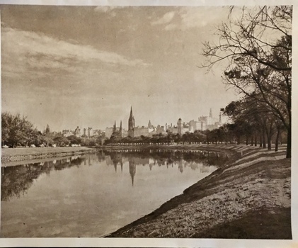 Greeting Card - View of Melbourne
