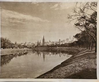 Greeting Card - View of Melbourne