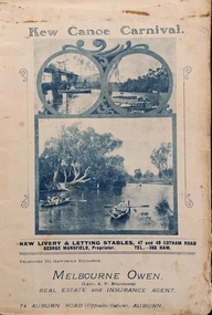Programme: Kew Canoe Carnival