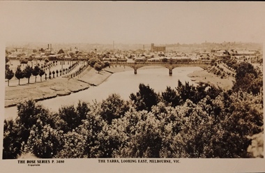 The Yarra Looking East, Melbourne, Vic. 