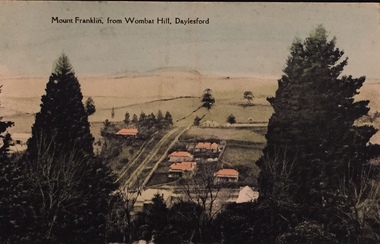 Mount Franklin, From Wombat Hill, Daylesford