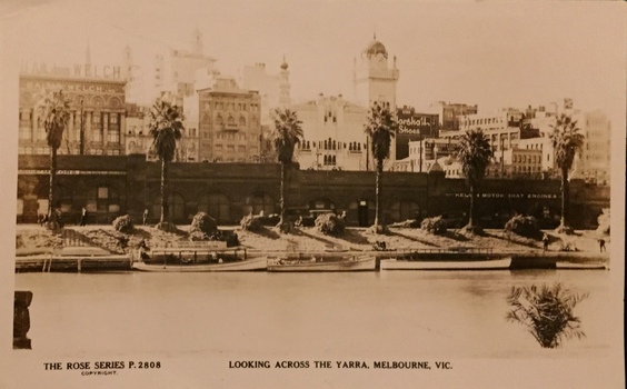 Looking across the Yarra River, Melbourne, Vic.