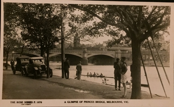A Glimpse of Princes Bridge, Melbourne, VIC