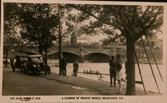 A Glimpse of Princes Bridge, Melbourne, VIC
