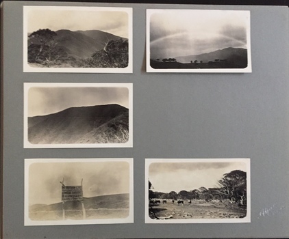 Photograph album - page 9 - 'Alpine Road'