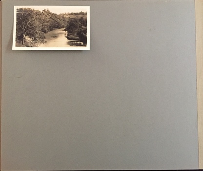 Photograph album - page 18 - [Untitled but Yarra River with 'Raheen' on horizon]