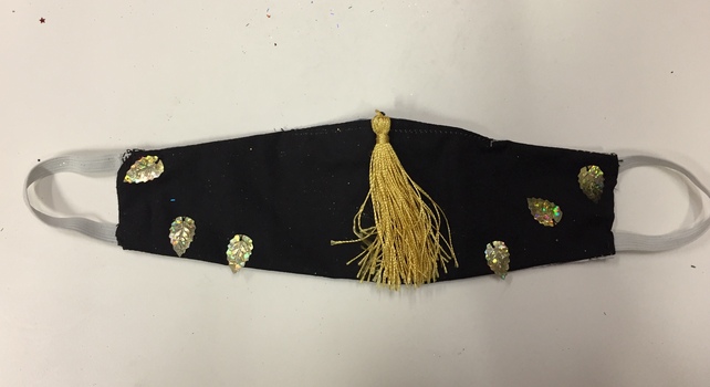 Accessory: Hand Decorated Covid-19 Mask
