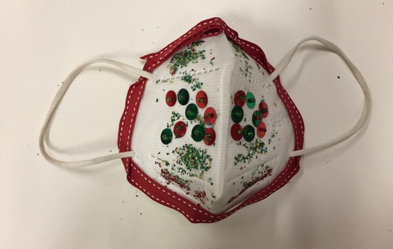 Accessory: Hand Decorated Covid-19 Mask