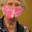 Accessory: Decorated Covid-19 Masks - Jan Walker wearing her winning mask