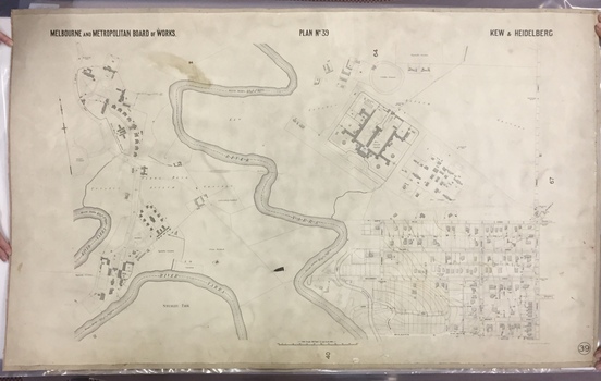 Map: Plan No.39 Kew & Heidelberg