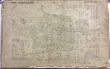 Map: Plan No.40 Collingwood & Kew