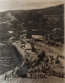 Postcard: First Train to Walhalla 15.3.1910