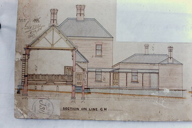 Architectural Drawing: New Public Offices, Kew