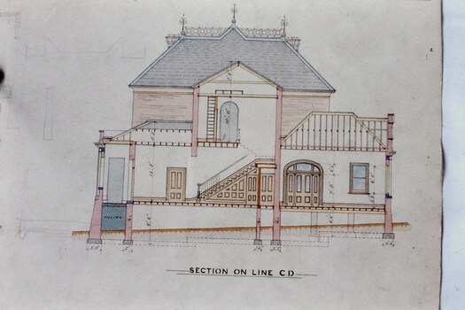 Architectural Drawing: New Public Offices, Kew