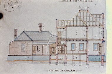 Architectural Drawing: New Public Offices, Kew