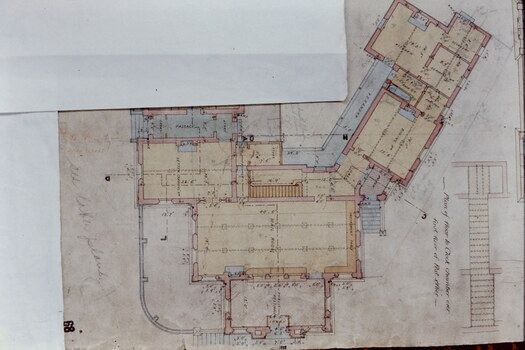 Architectural Drawing: New Public Offices, Kew