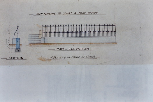 Architectural Drawing: New Public Offices, Kew