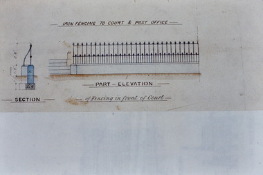 Architectural Drawing: New Public Offices, Kew