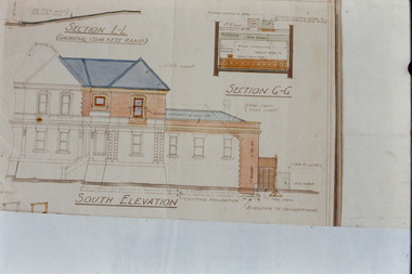 Architectural Drawing: New Public Offices, Kew