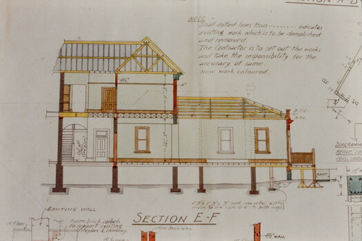 Architectural Drawing: New Public Offices, Kew