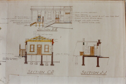 Architectural Drawing: New Public Offices, Kew