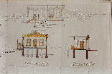 Architectural Drawing: New Public Offices, Kew