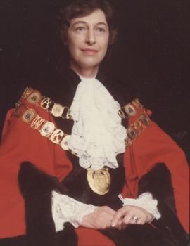 Cr Jill O'Brien, Mayor of Kew 1983-84