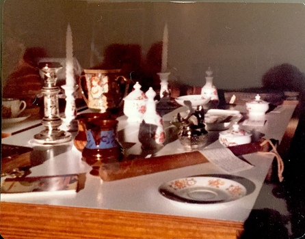 Display of family treasures during Festival of Kew