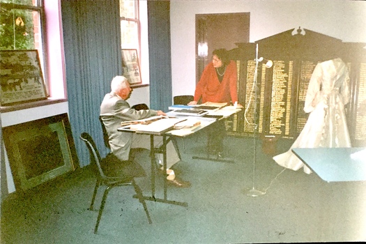 Display of items at a Kew Festival