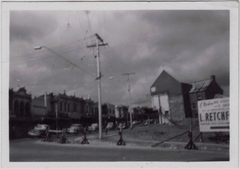 Kew Junction during road widening