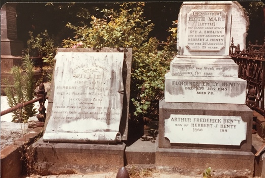 Henty family graves, Boroondara General Cemetery