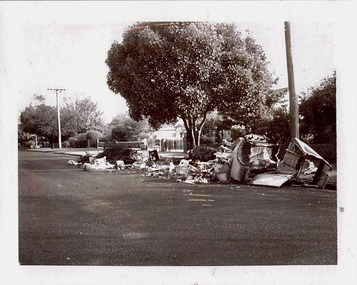 Hard waste in a street within the City of Kew