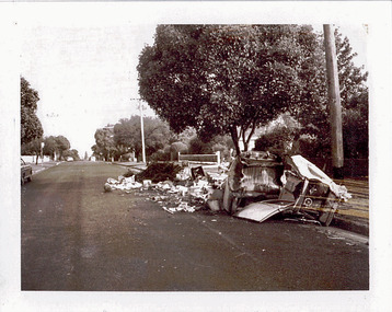 Unburnable waste in a street within the City of Kew