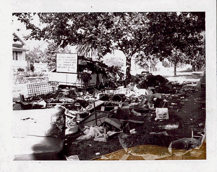 Unburnable hard waste in Parkhill Road (Kew)