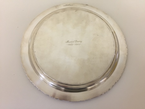 Reverse: Model Dairy Commemorative Salver 1863-1963