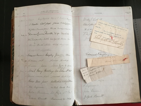 Pages - National Bank of Australasia, Kew Branch Signature Book 1894-1922