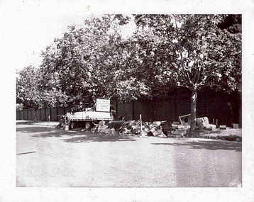 Unburnable hard waste rubbish in the City of Kew